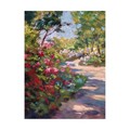 Trademark Fine Art David Lloyd Glover 'A Spring Walking Path' Canvas Art, 24x32 DLG01110-C2432GG